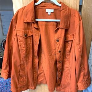 Dress Barn Orange Jacket